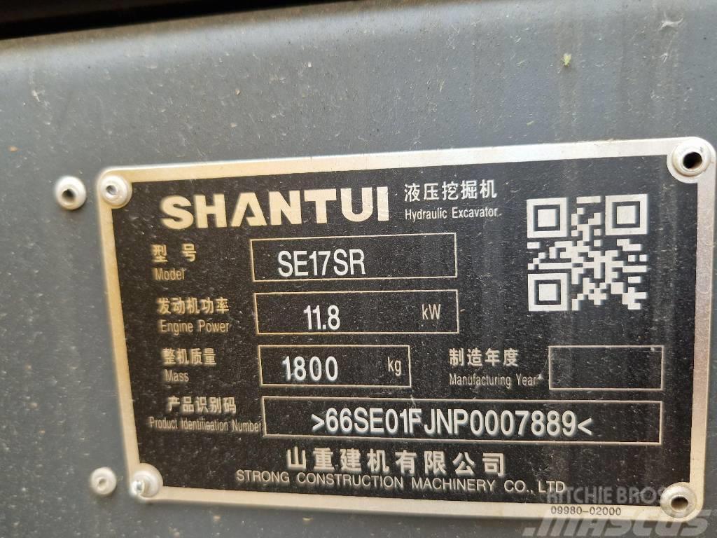 Shantui SE17SR Minigraafmachines < 7t
