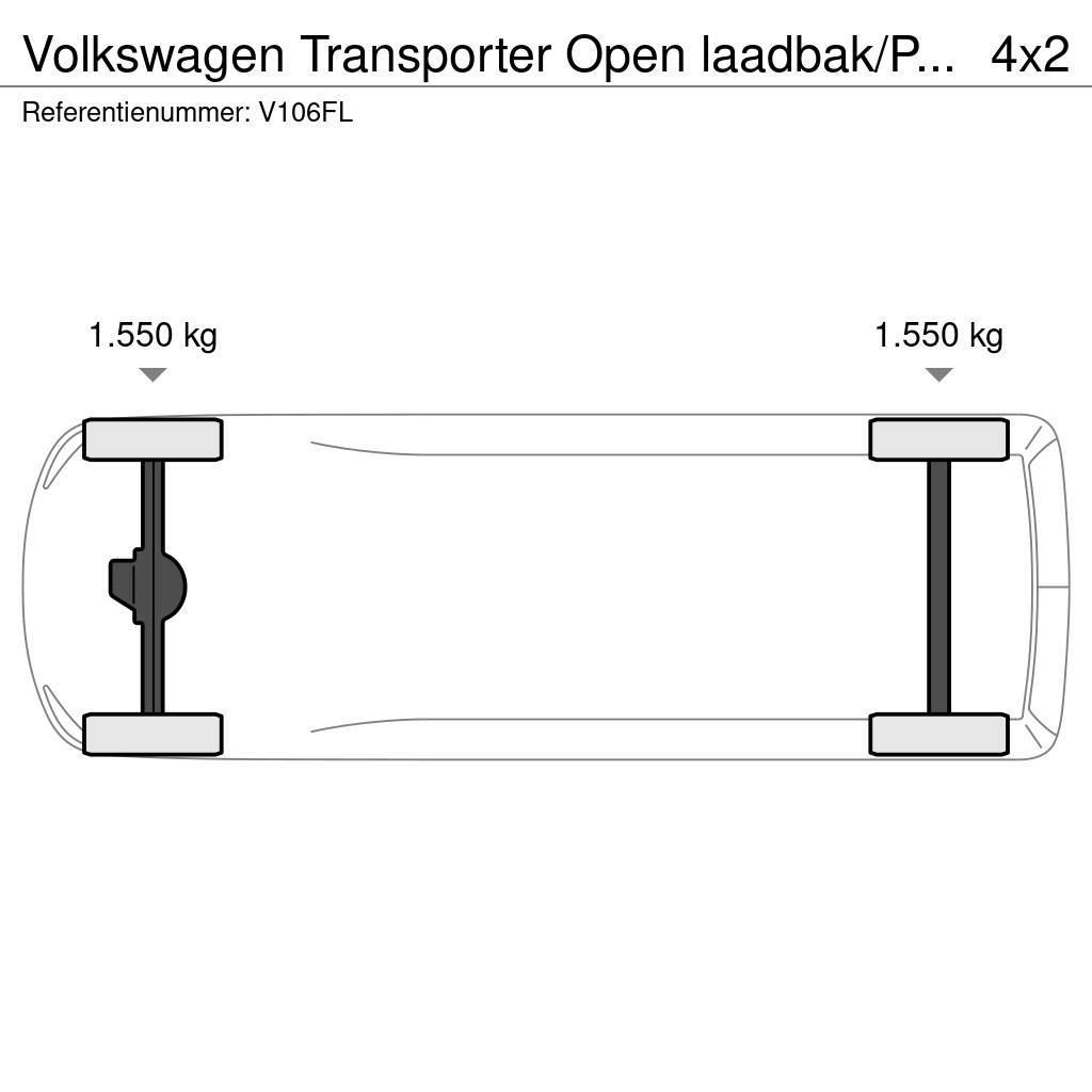 Volkswagen Transporter Open laadbak/PICK-UP!! 1ste eigenaar! Bestelwagens met open laadbak