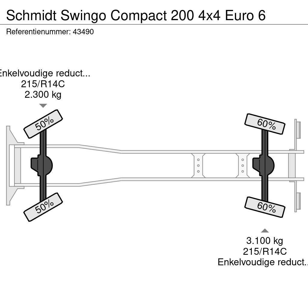 Schmidt Swingo Compact 200 4x4 Euro 6 Veegwagens