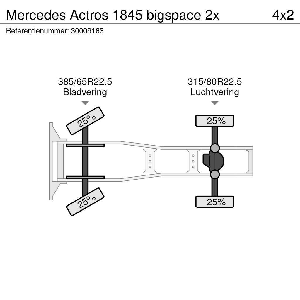 Mercedes-Benz Actros 1845 bigspace 2x Trekkers