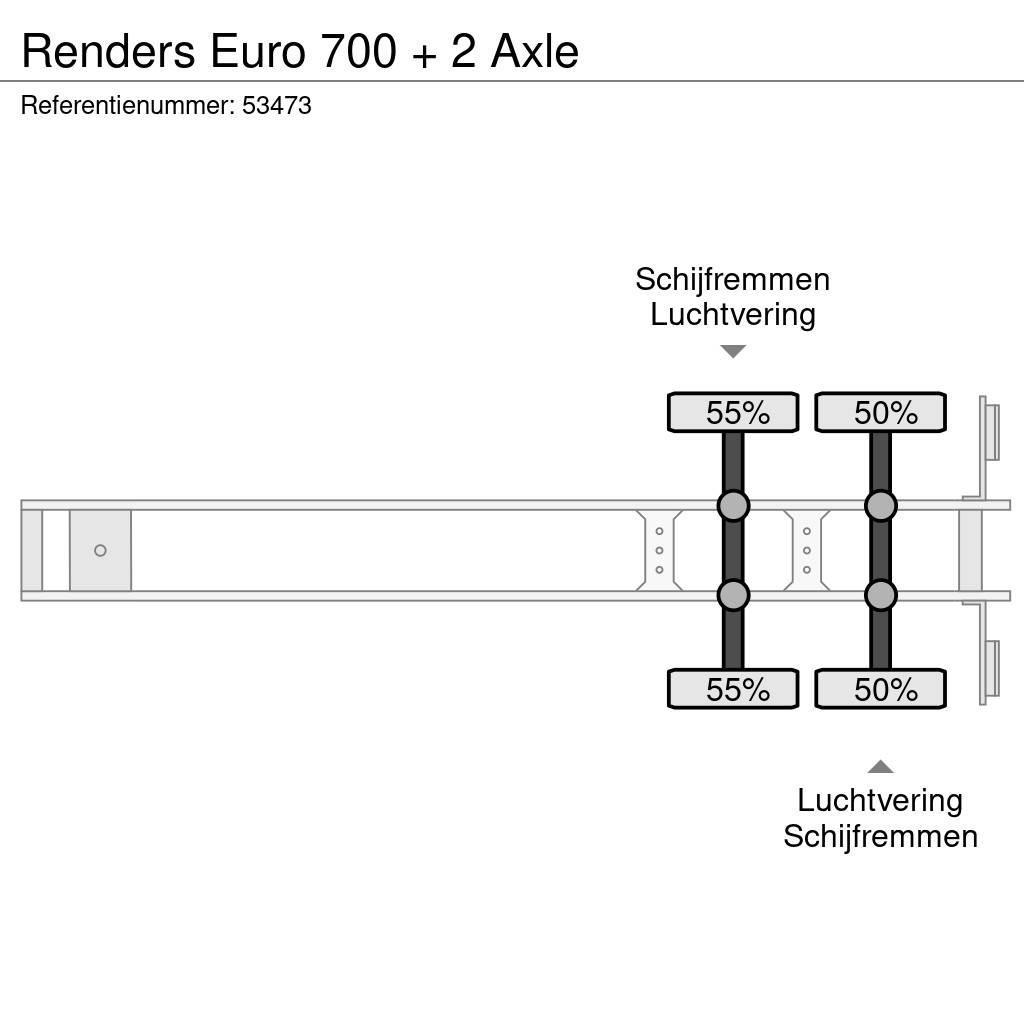 Renders Euro 700 + 2 Axle Containerchassis