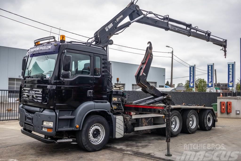 MAN TGA 35.390 BL - HIAB 195 Containerchassis