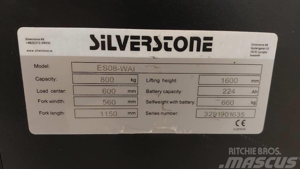 Silverstone ledestabler med initialløft 1,6 m løftehøyde Stapelaar meeloop