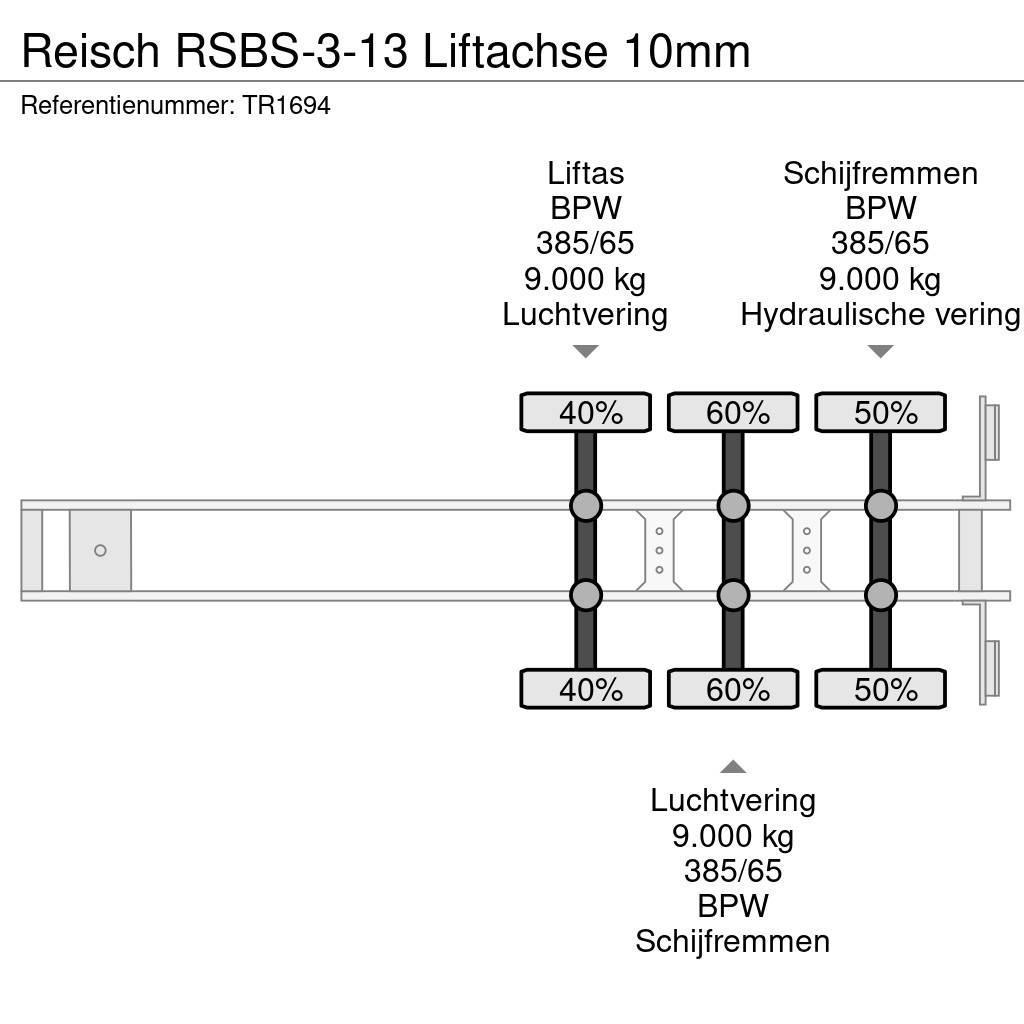 Reisch RSBS-3-13 Liftachse 10mm Schuifvloeropleggers
