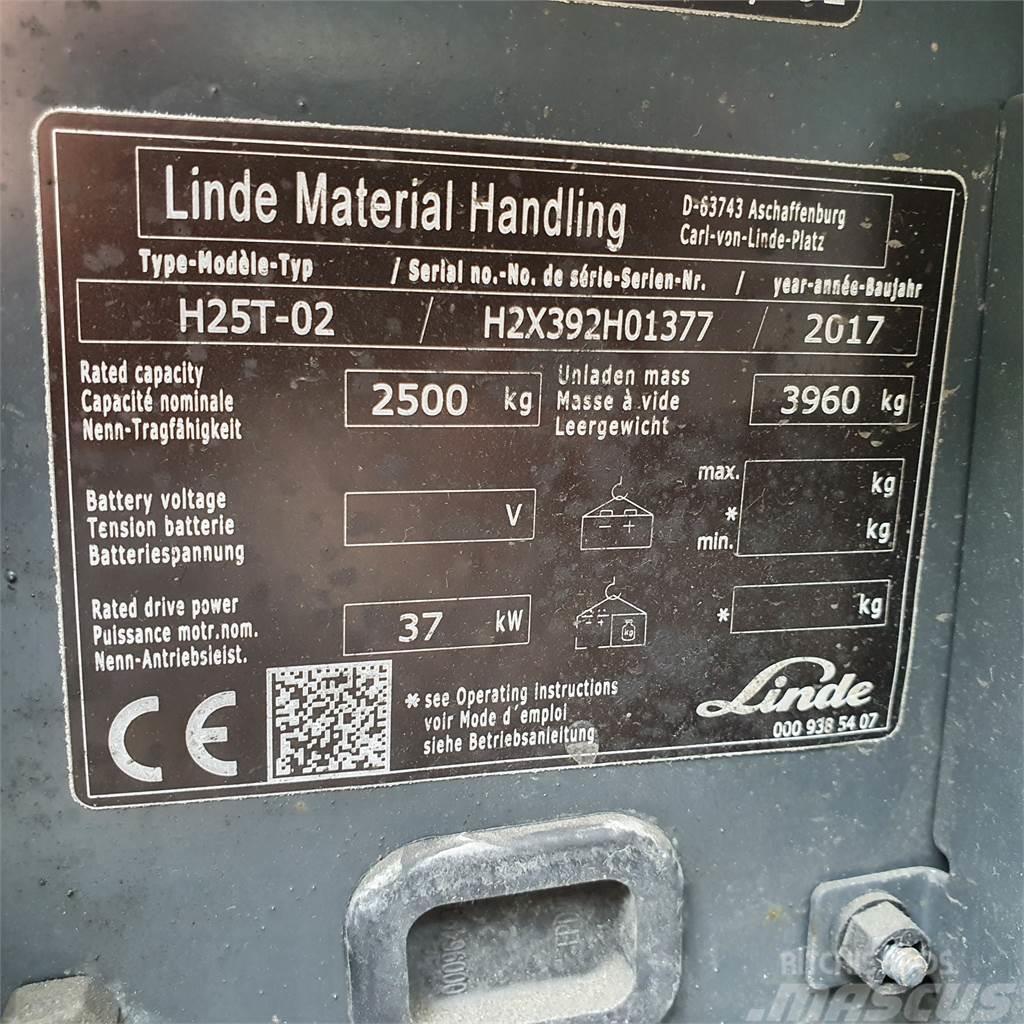 Linde H25T LPG heftrucks