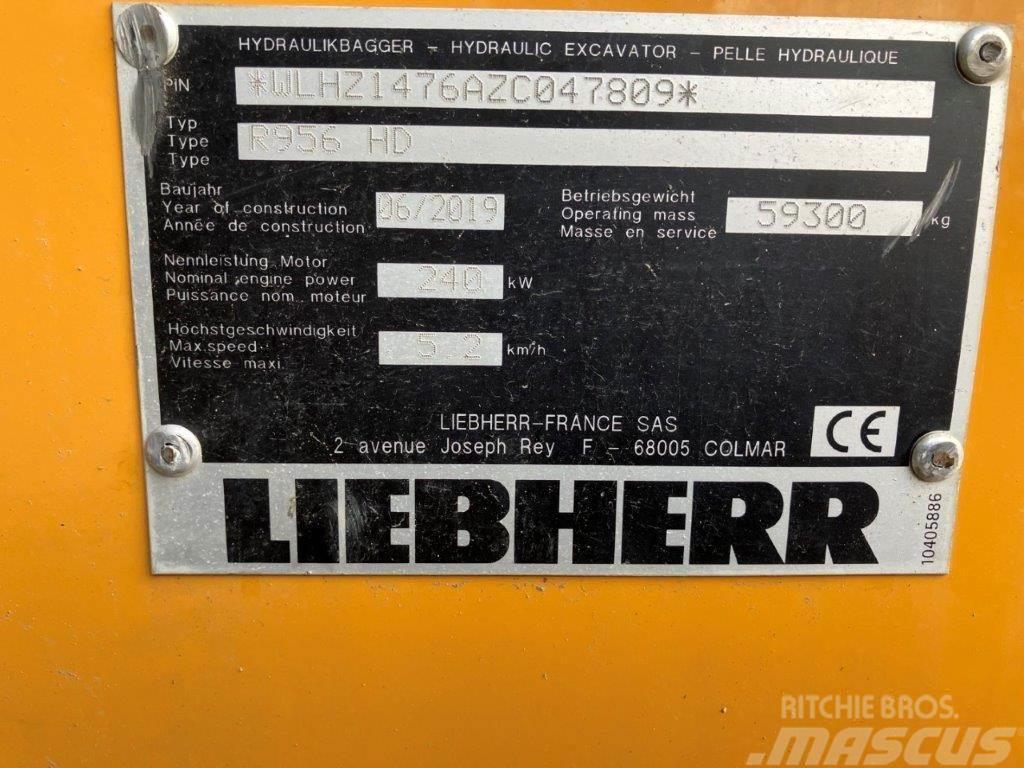 Liebherr R 956 Litronic Rupsgraafmachines