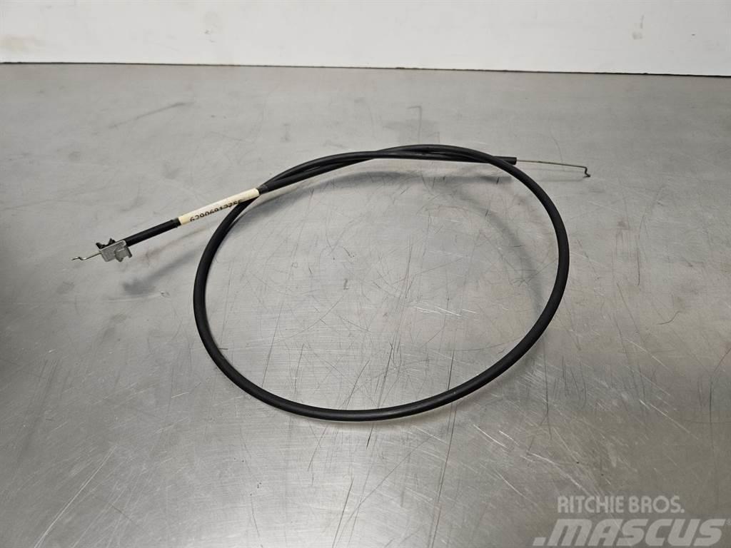 Liebherr L514-10101289/10101291-Bowden cable/Bowdenzug Chassis en ophanging