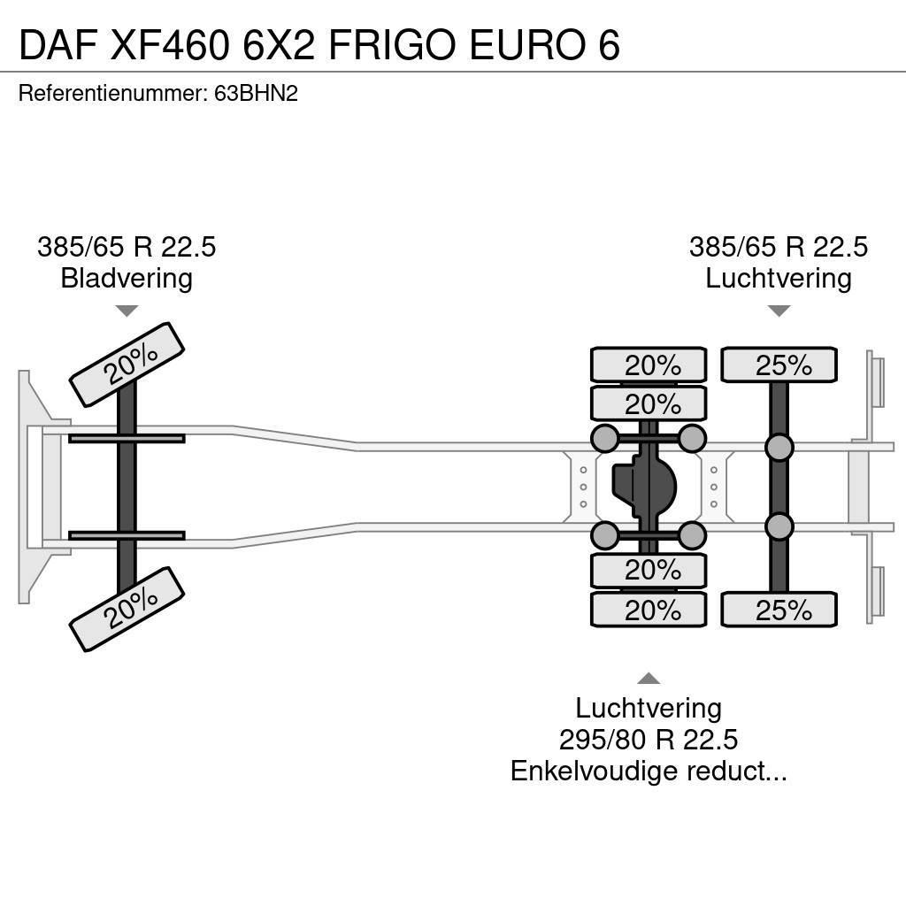 DAF XF460 6X2 FRIGO EURO 6 Koelwagens