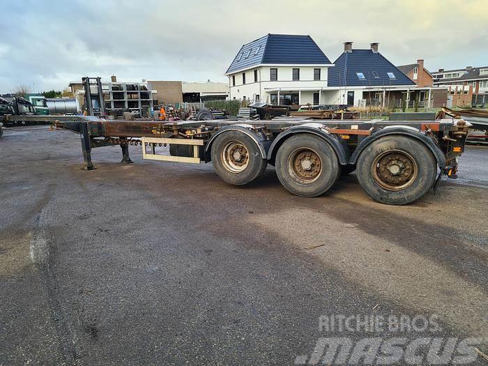 Nooteboom 3 AXLE CONTAINER CHASSIS ALL CONNECTIONS ROR DRUM Containerchassis