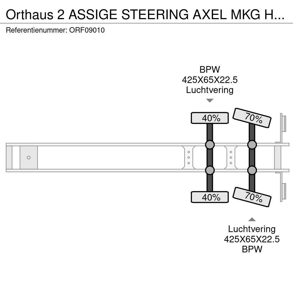 Orthaus 2 ASSIGE STEERING AXEL MKG HLK 330 VG CRANE Vlakke laadvloeren