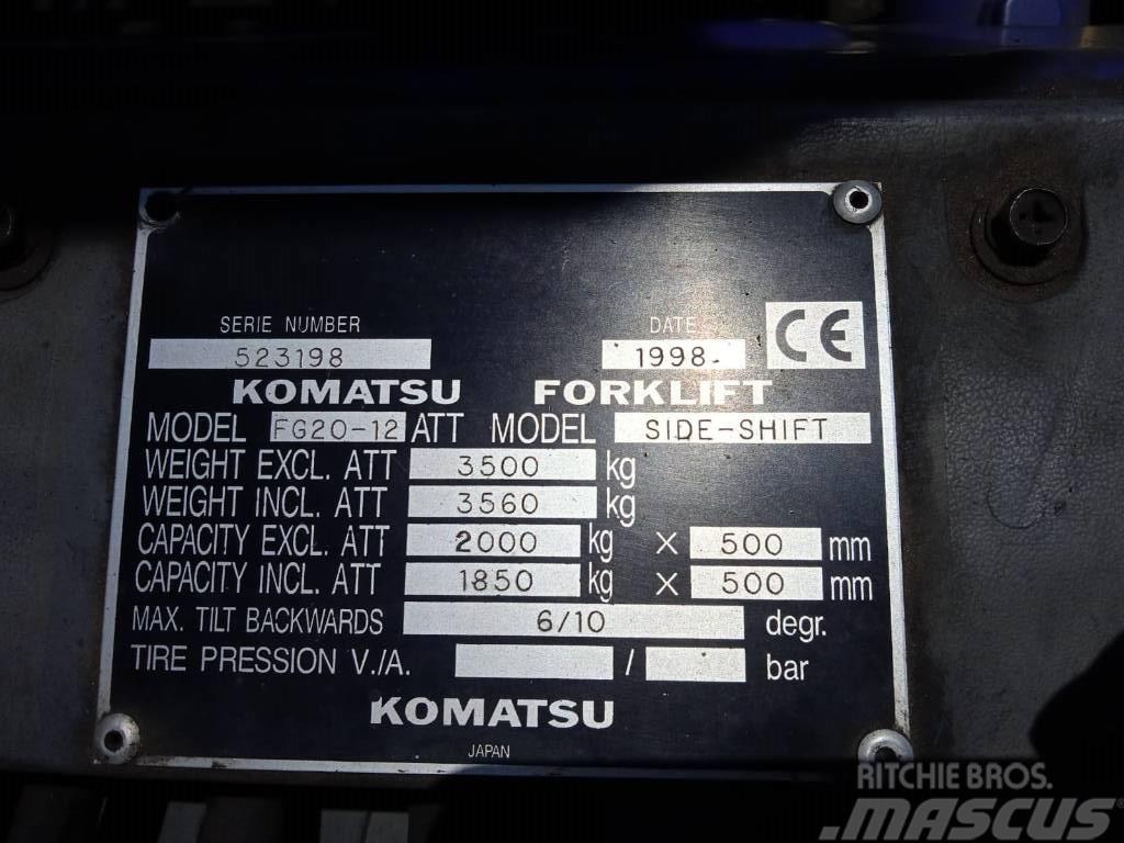 Komatsu FG20-12 LPG heftrucks