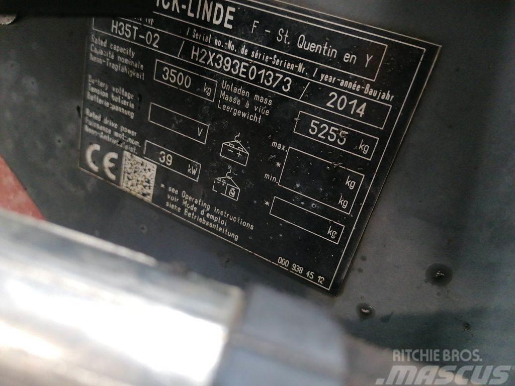 Linde H35T-02 LPG heftrucks
