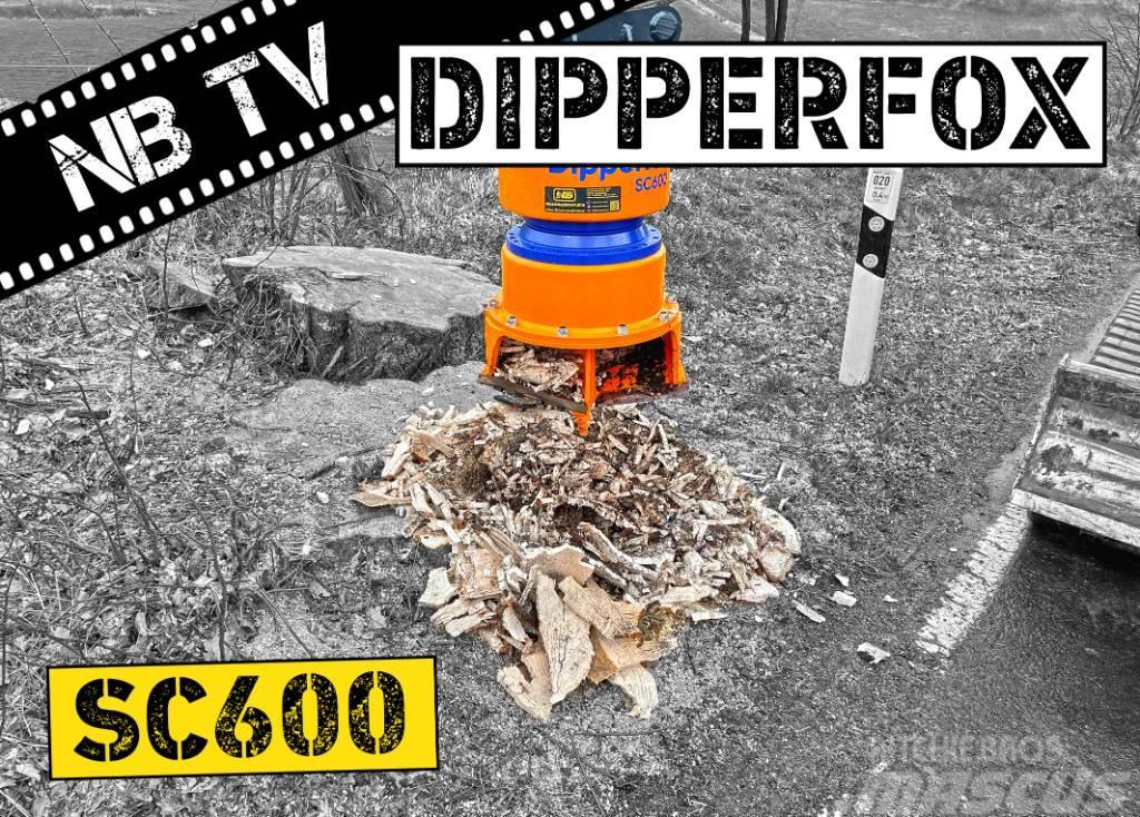 Dipperfox Baumstumpffräse SC600 -  60 Stümpfe pro Boomstronkfrees