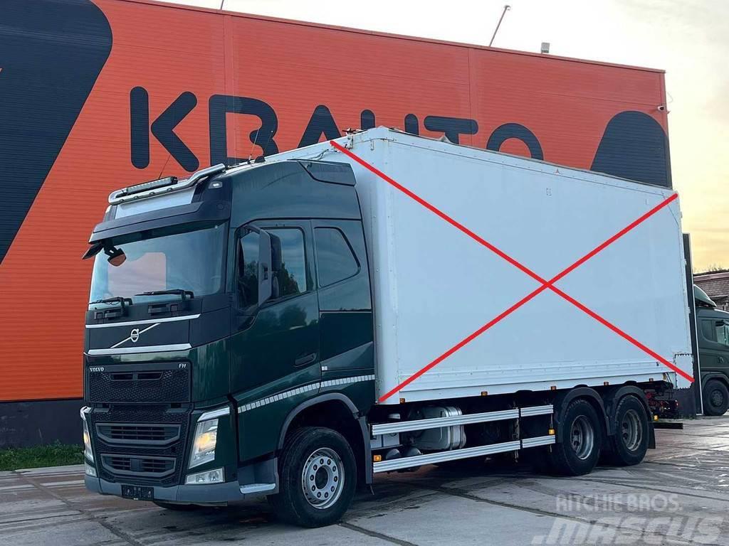 Volvo FH 540 6x4 SOLD AS CHASSIS ! / 9 TON FRONT AXLE / Chassis met cabine