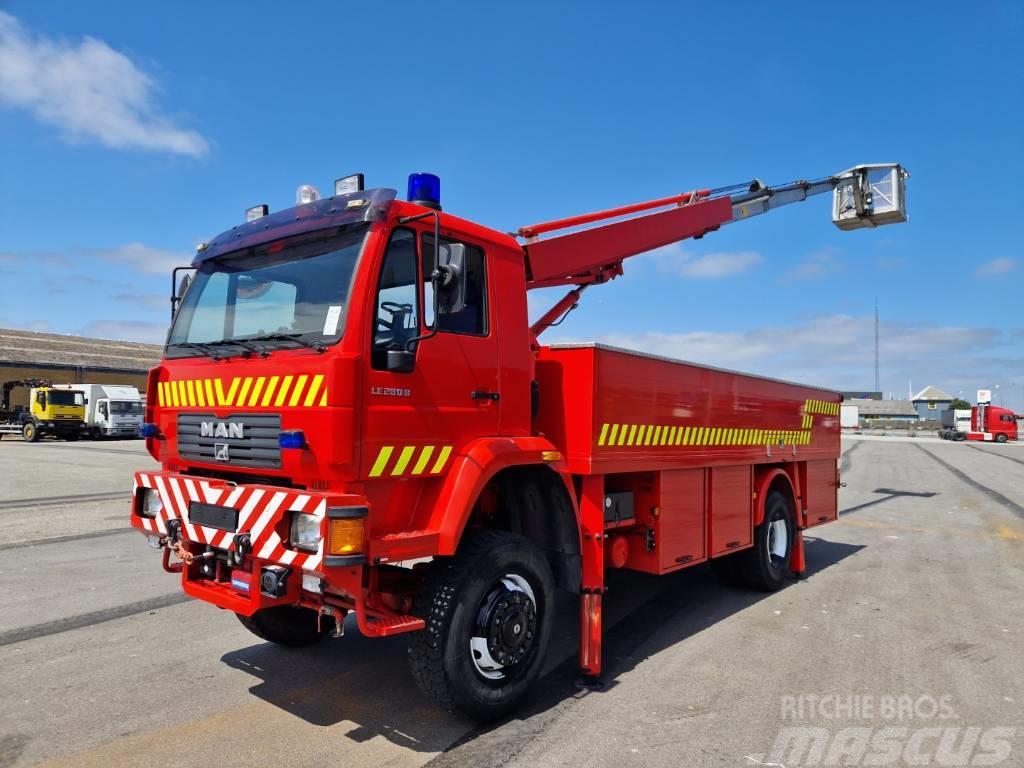 MAN LE280B 4x4 Denka Lift 24 m / Firetruck / Skylift Brandweerwagens