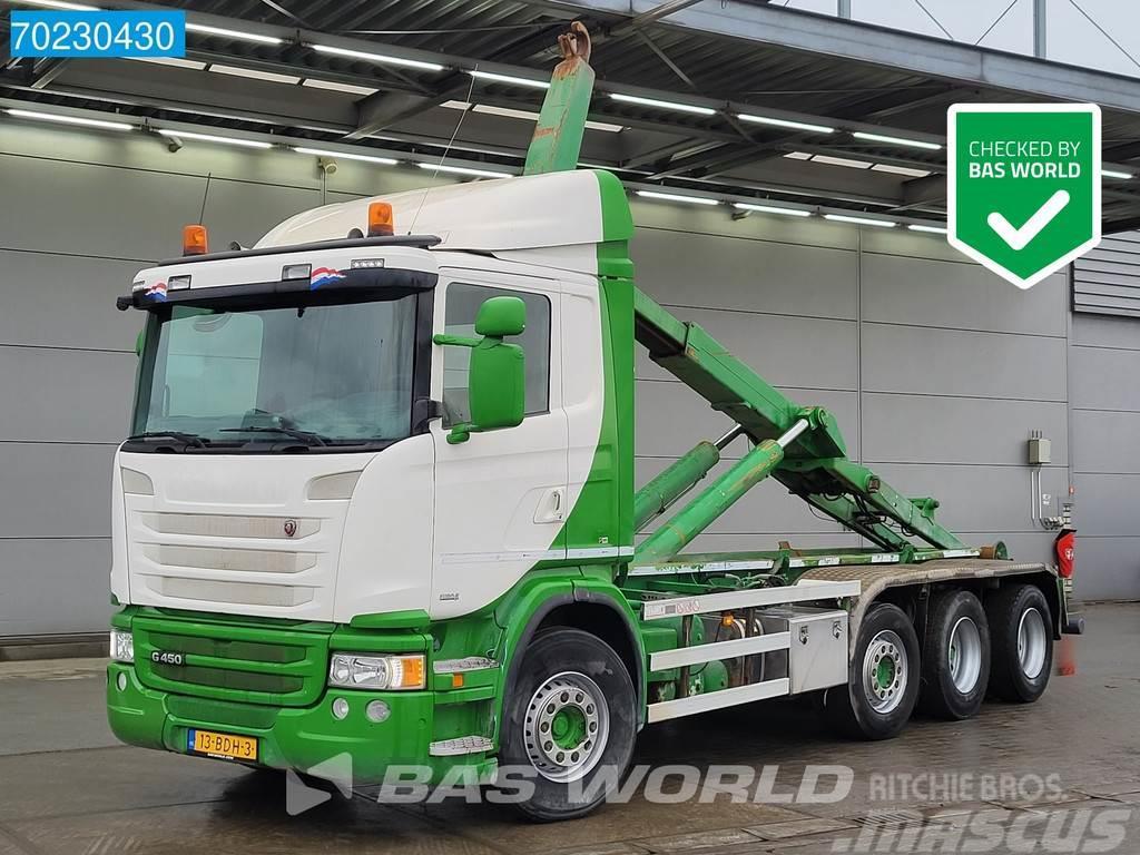 Scania G450 8X2 NL-Truck VDL S-30-6800 Retarder Lift+Lenk Vrachtwagen met containersysteem