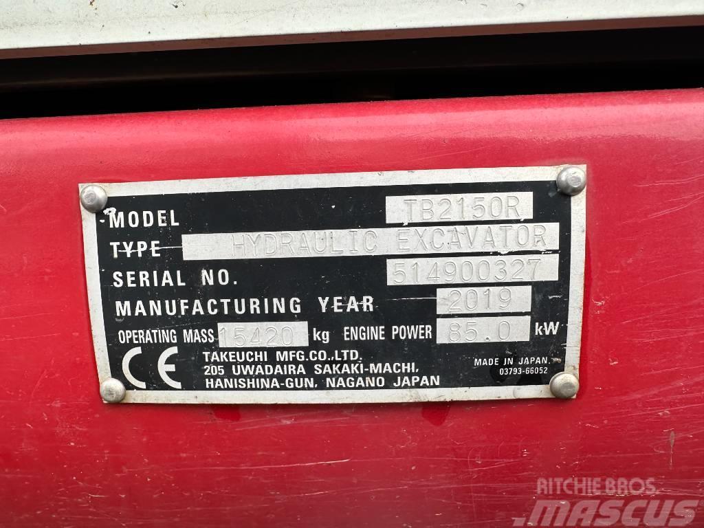 Takeuchi TB2150R Rupsgraafmachines