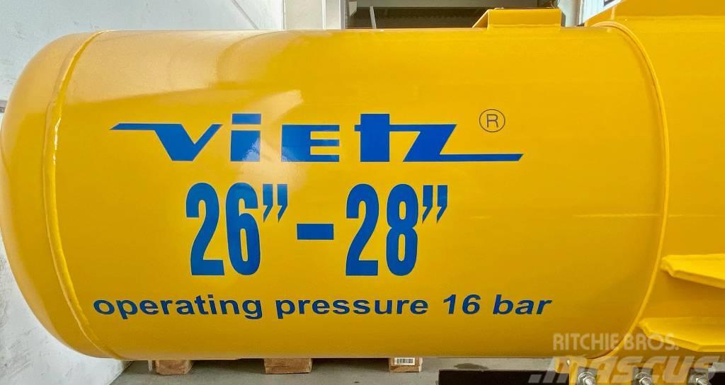 Vietz IPLC/RIZ 26"-28" Internal Clamp, Pneumatic Pijpleidingapparatuur