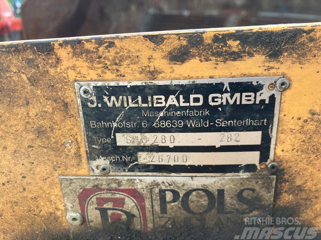Willibald SHU 280 - 282 Gemonteerde en gesleepte maaiers