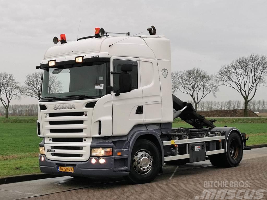 Scania R440 hl 4x2 retarder Vrachtwagen met containersysteem