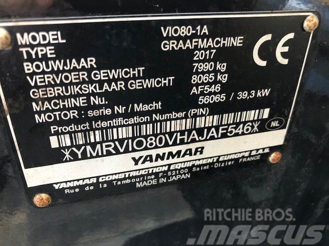 Yanmar VIO80 Rupsgraafmachines