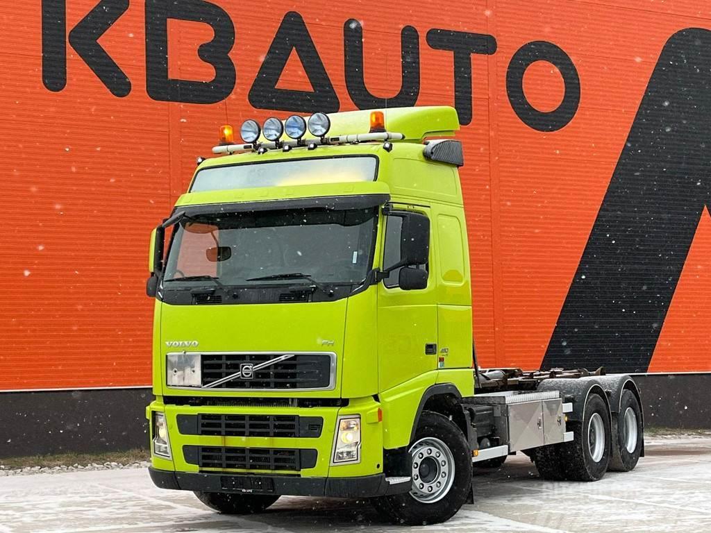 Volvo FH 480 6x2 FULL STEEL / BIG AXLE / HIAB 20 ton / L Vrachtwagen met containersysteem