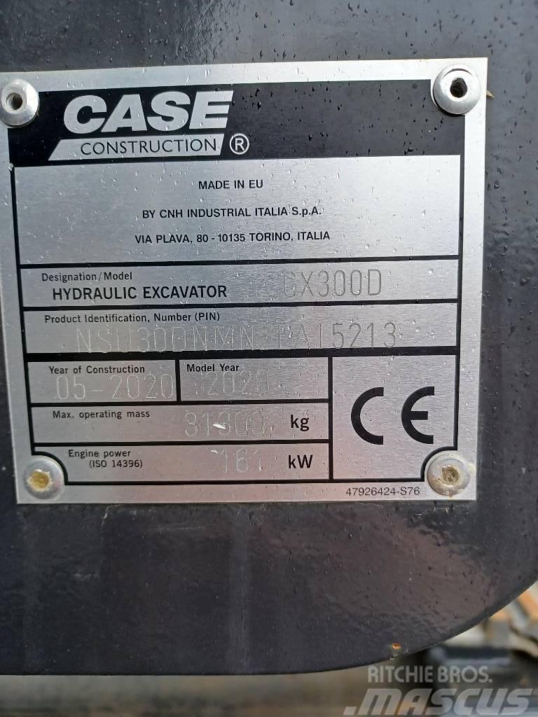 CASE CX 300 D Rupsgraafmachines