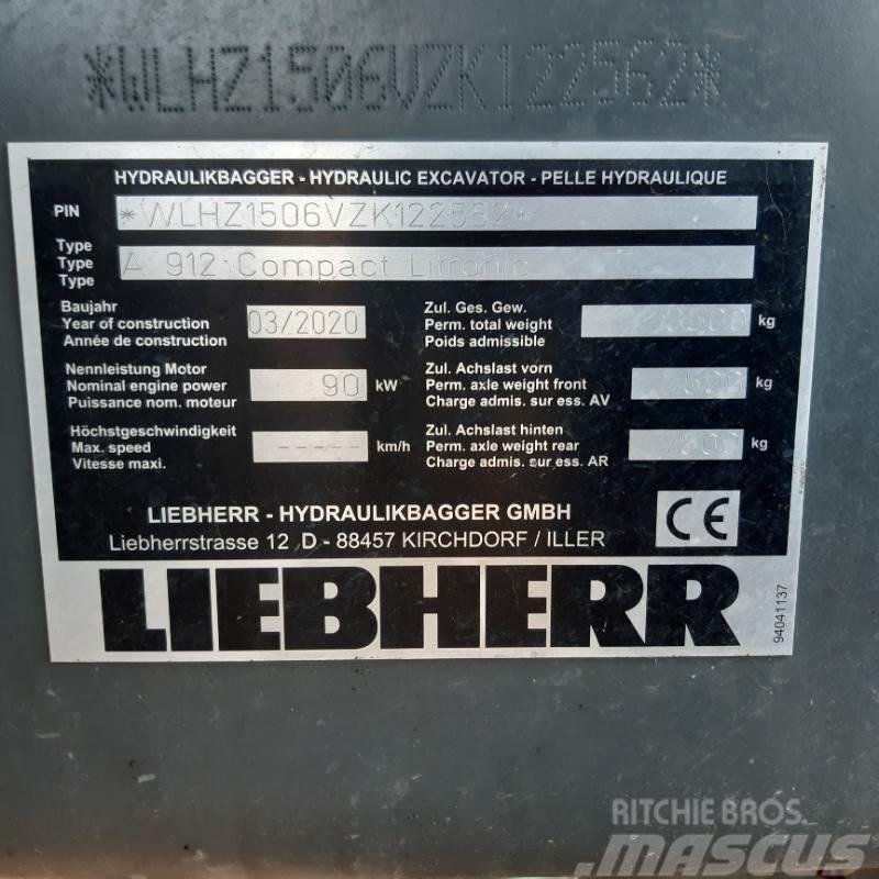 Liebherr A912compact Wielgraafmachines