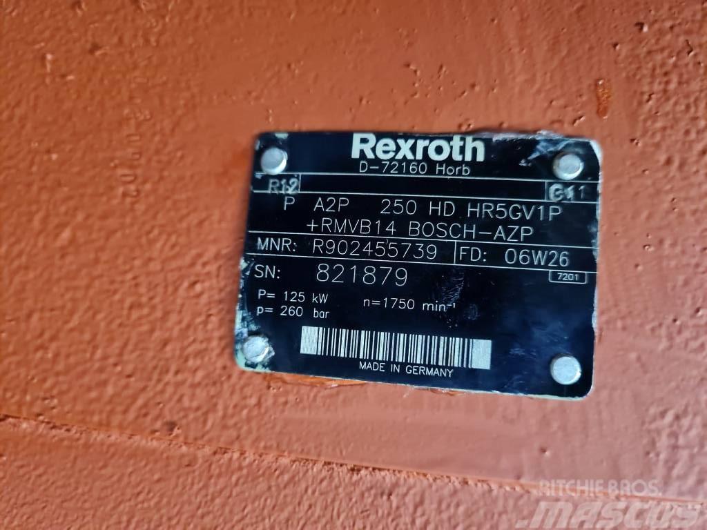 Rexroth A2P250HD HR5GV1P + RMVB14 Speciale Graafmachines