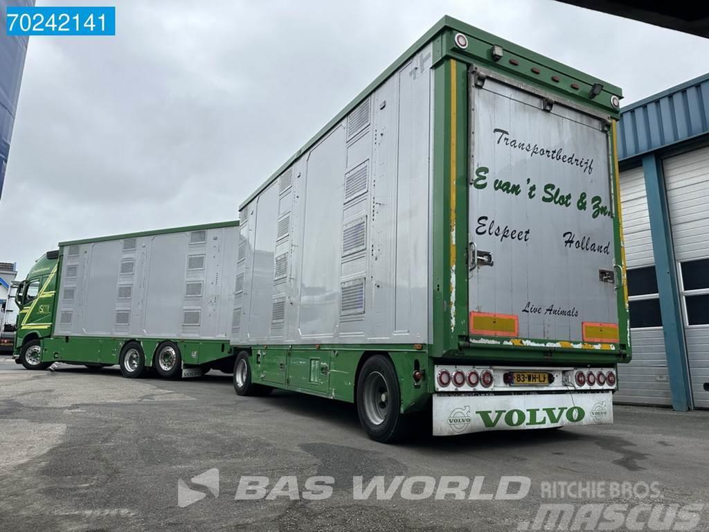Volvo FH 540 6X2 NL-Truck Cattle transport I-Park Cool A Dieren transport trucks