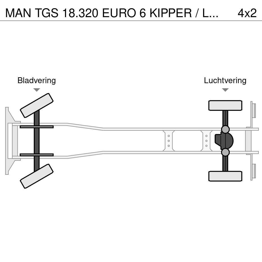 MAN TGS 18.320 EURO 6 KIPPER / LOW KM / 2 ZIJDIGE KIPP Kipper