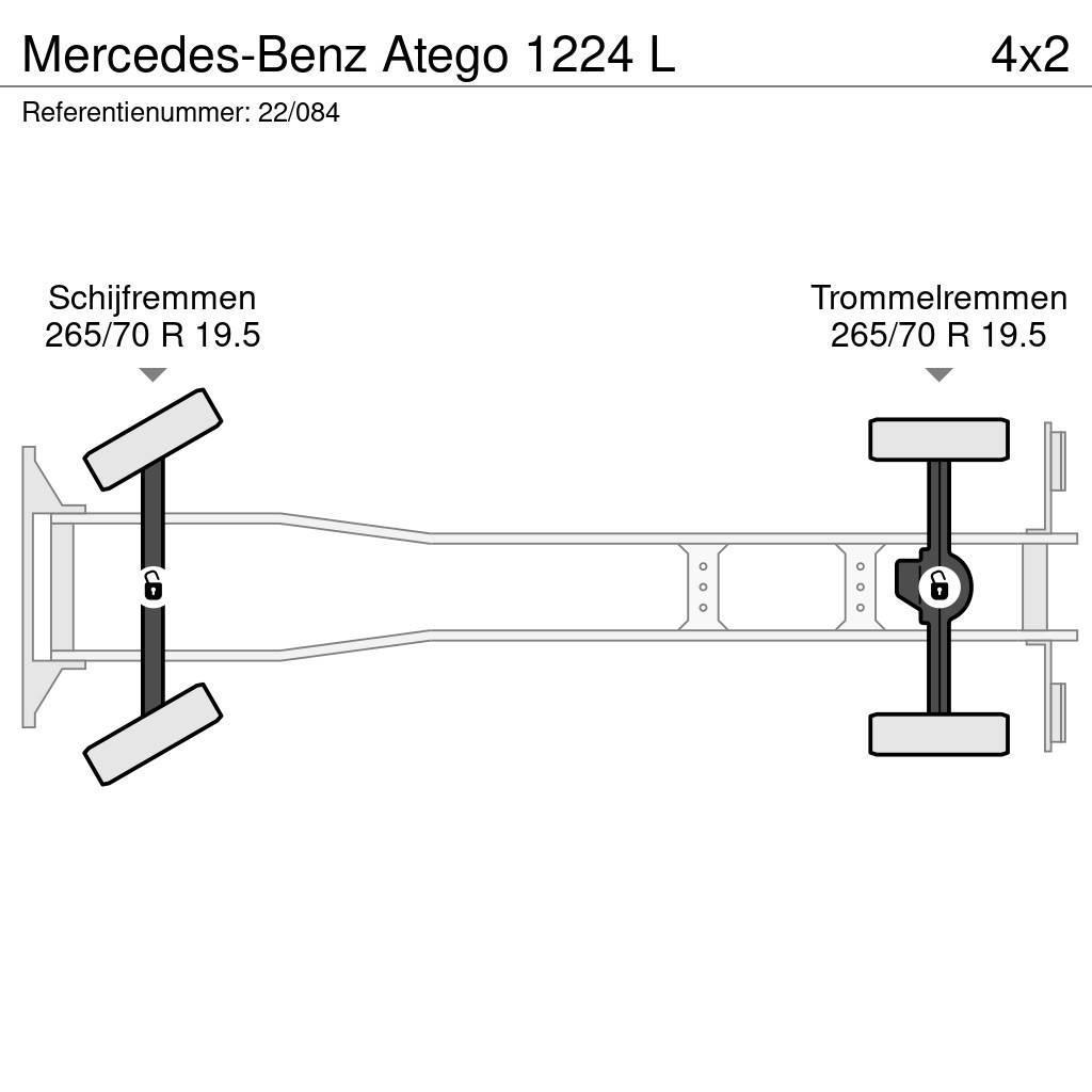 Mercedes-Benz Atego 1224 L Bakwagens met gesloten opbouw