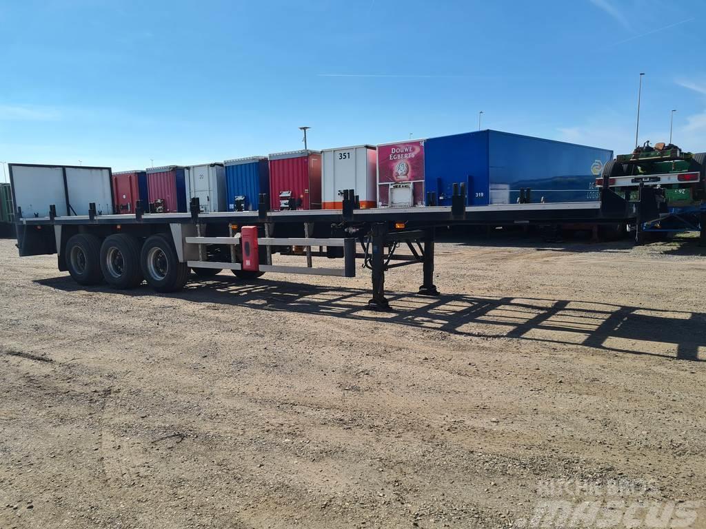 Burg Bpo 12-27 | 3 axle gas container trailer | Bpw dru Vlakke laadvloeren