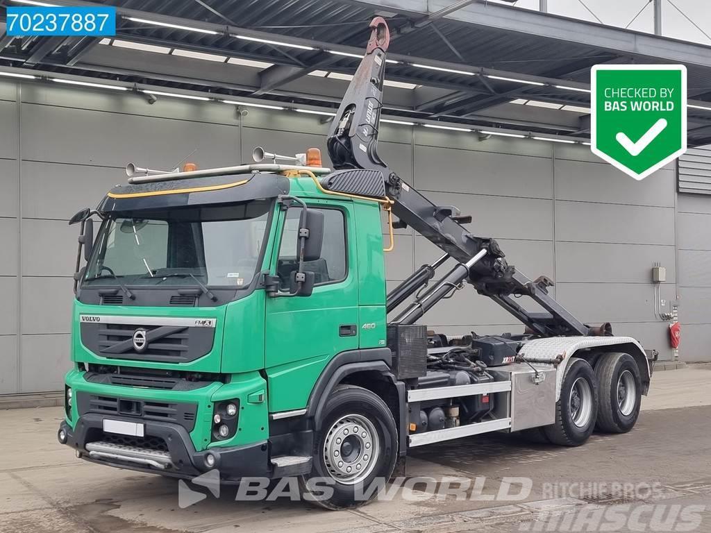 Volvo FMX 460 6X4 Hiab Multilift XR21T55 VEB+ Steelsuspe Vrachtwagen met containersysteem