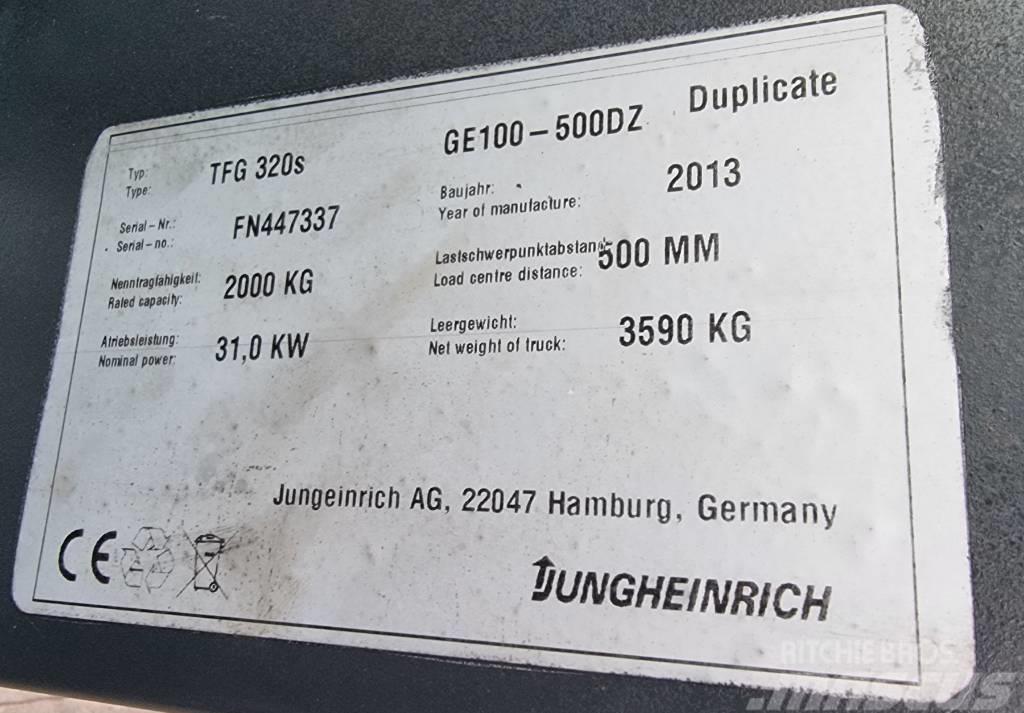 Jungheinrich TFG 320s LPG heftrucks