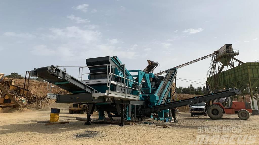 Constmach 150TPH Mobile Vertical Shaft Impact Crushing Plant Mobile crushers