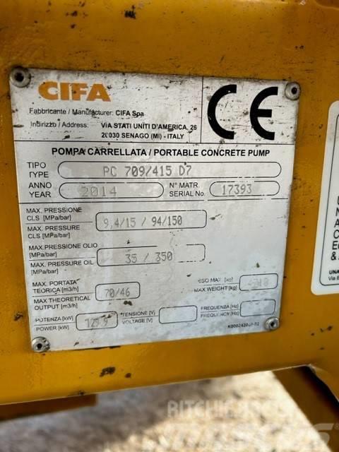 Cifa PC 709 / 415 D7 Betonpomptrucks