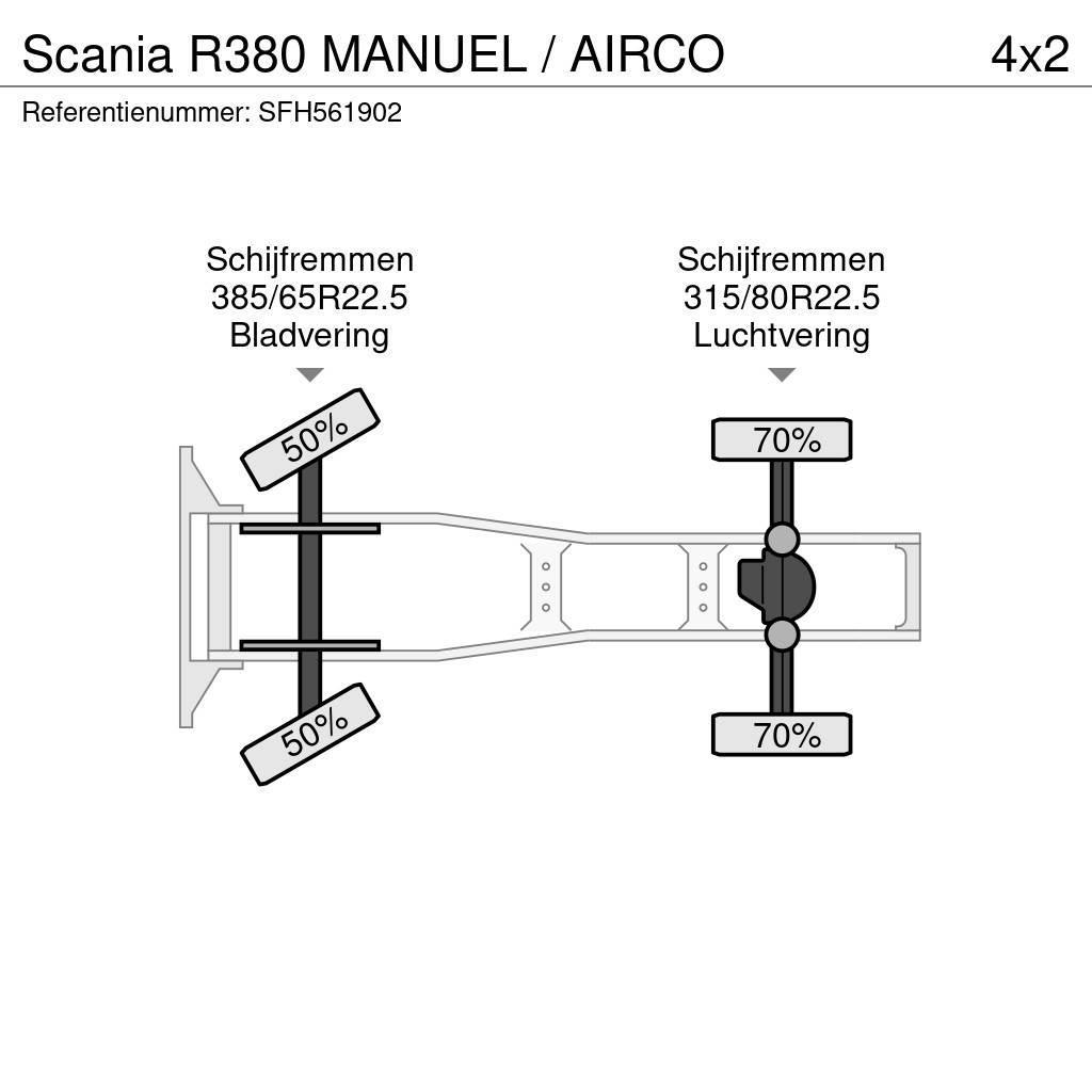 Scania R380 MANUEL / AIRCO Trekkers