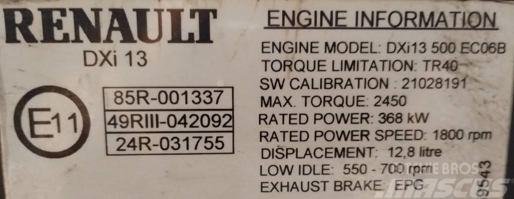 Renault Magnum 500 DXI Motoren