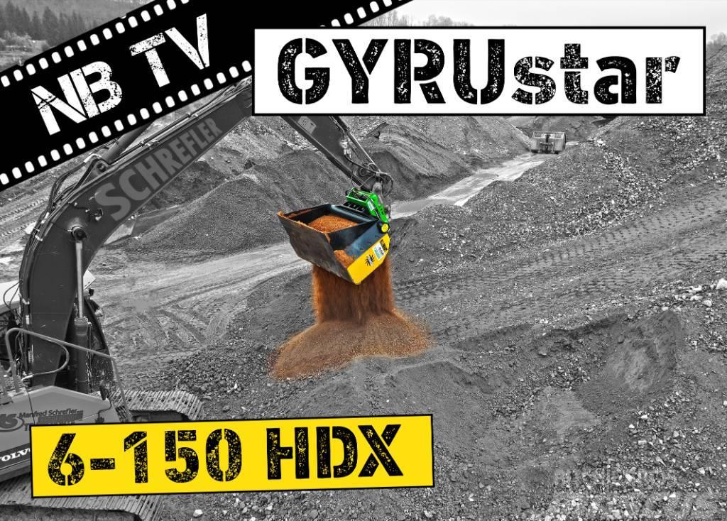 Gyru-Star 6-150HDX (opt Oilquick OQ70/50, Lehnhoff) Puinbakken