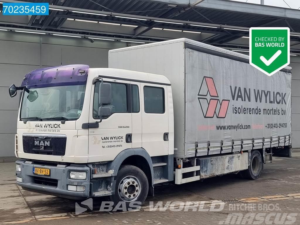 MAN TGM 15.250 4X2 15 tons NL-Truck Double cabin EEV Bakwagens met gesloten opbouw