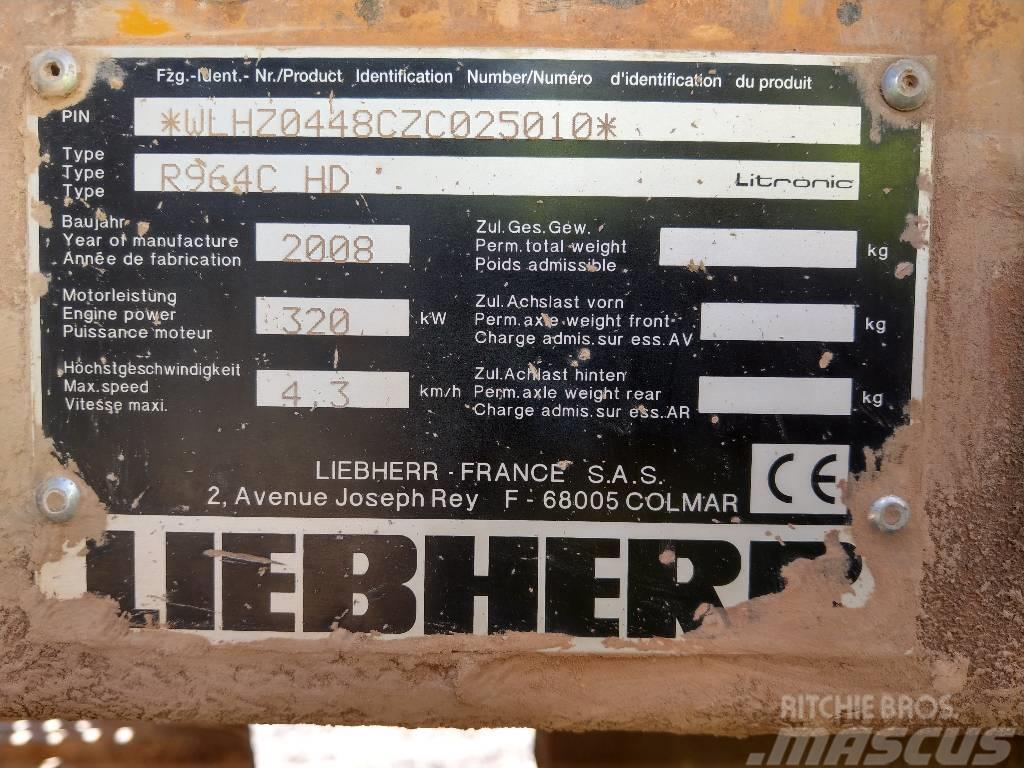 Liebherr R 964 C HD Rupsgraafmachines