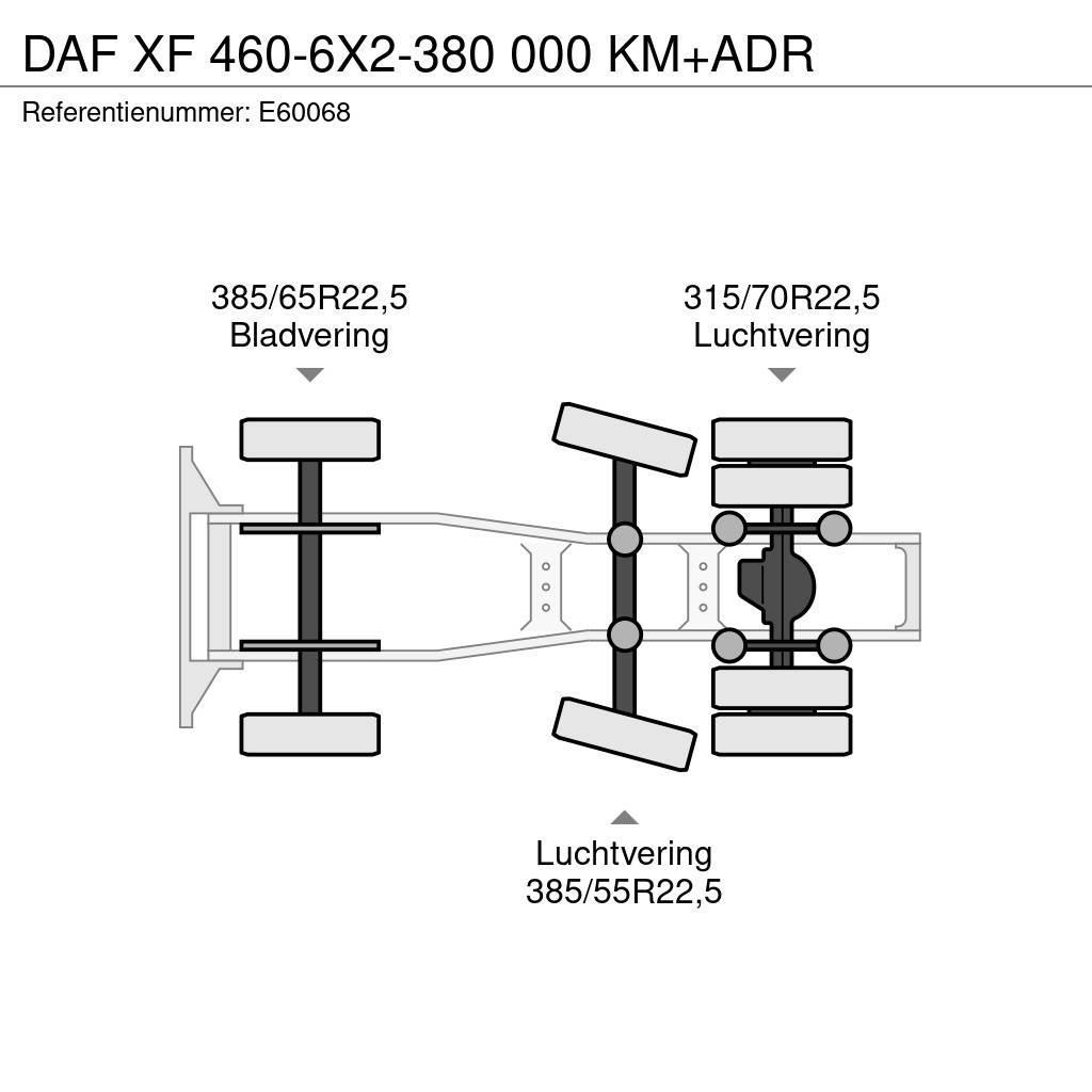 DAF XF 460-6X2-380 000 KM+ADR Trekkers