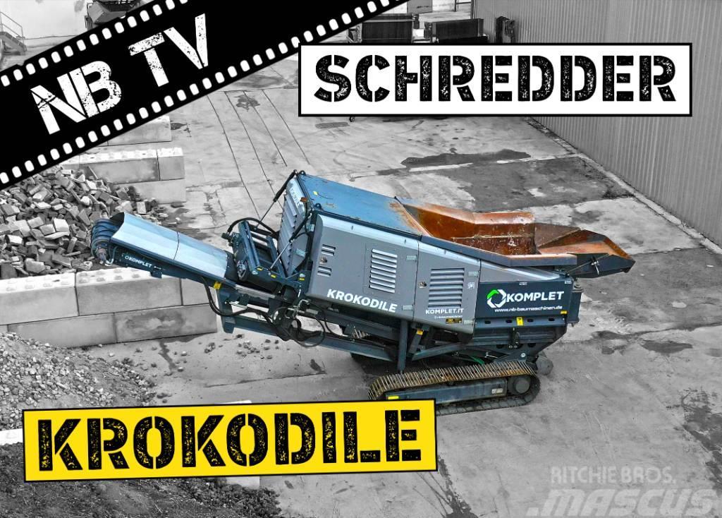Komplet Mobiler Schredder Krokodile - bis zu 200 t/h Shredders