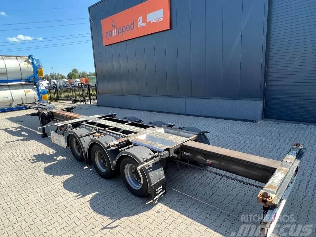 D-tec FLEXITRAILER, 45FT multi HC-chassis, ADR (EX/II, E Containerchassis
