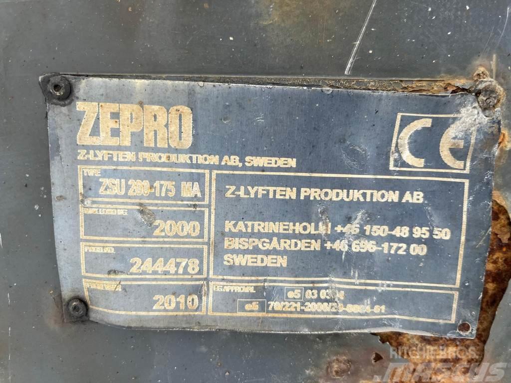  ZEPRO ZSU 200-175MA / 2000 KG. Verhuisliften