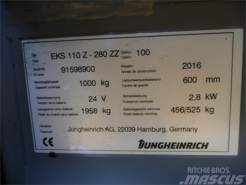 Jungheinrich EKS 110 Z 280 ZZ Orderpicker voor hoog niveau
