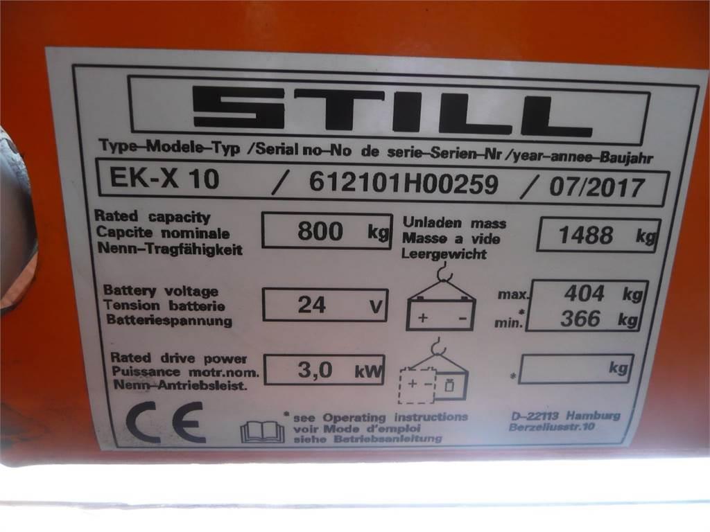 Still EK-X10 Orderpicker voor hoog niveau