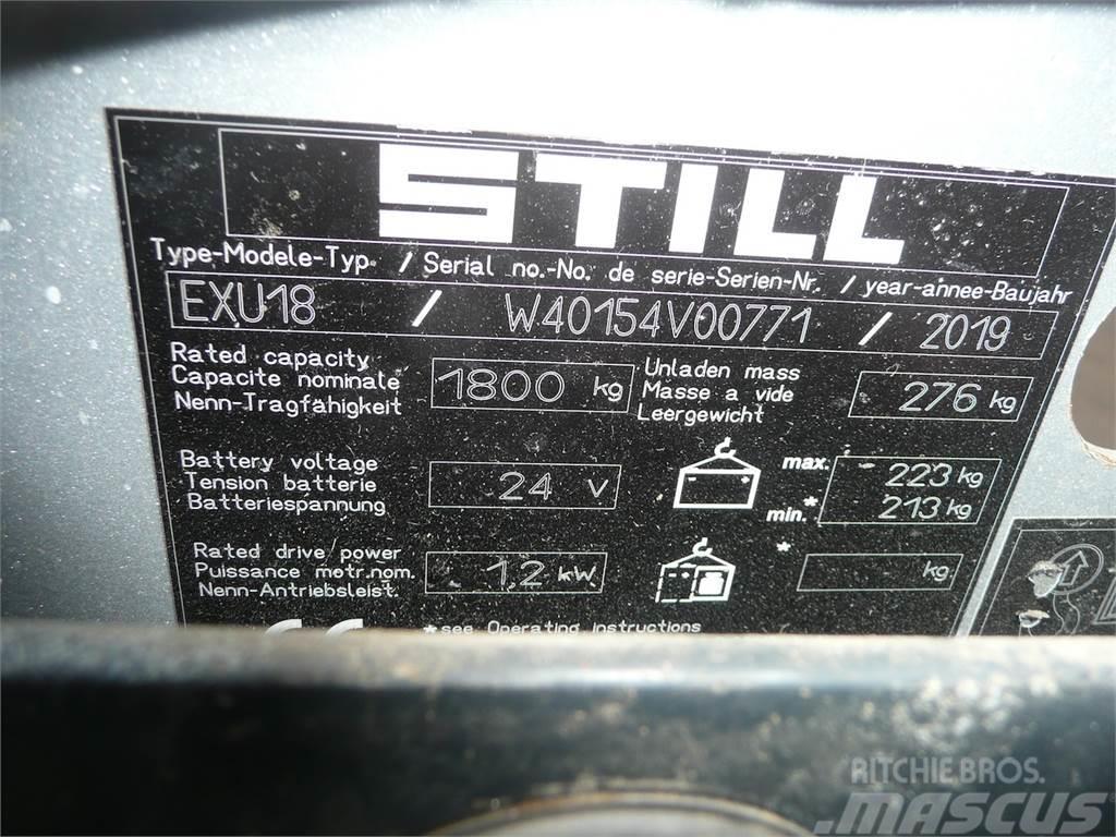 Still EXU 18 Electro-pallettrucks