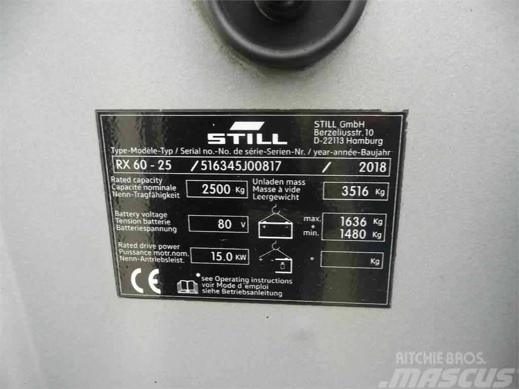 Still RX60-25 Elektrische heftrucks